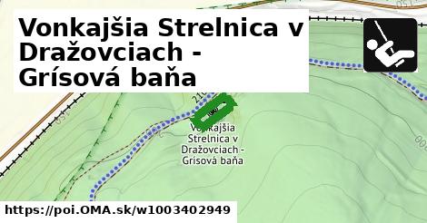 Vonkajšia Strelnica v Dražovciach - Grísová baňa