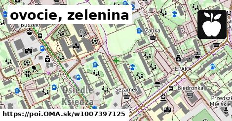 ovocie, zelenina