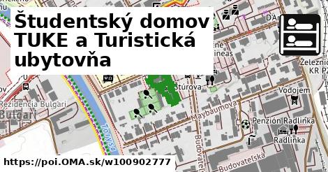 Študentský domov TUKE a Turistická ubytovňa