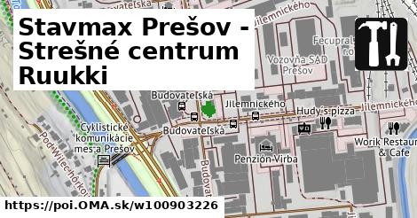 Stavmax Prešov - Strešné centrum Ruukki