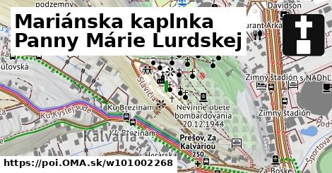 Mariánska kaplnka Panny Márie Lurdskej