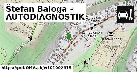 Štefan Baloga - AUTODIAGNOSTIK