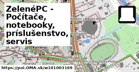 ZelenéPC - Počítače, notebooky, príslušenstvo, servis