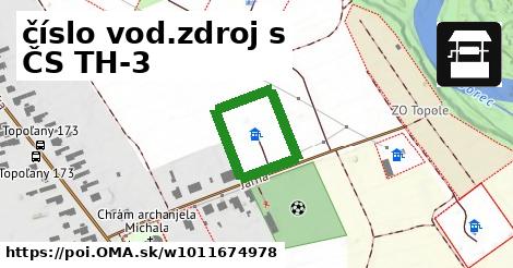 číslo vod.zdroj s ČS TH-3