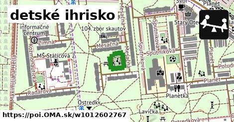 detské ihrisko