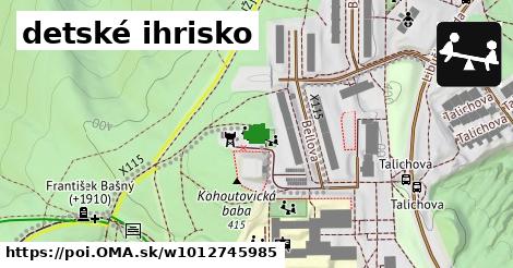 detské ihrisko