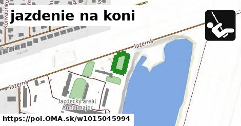 jazdenie na koni