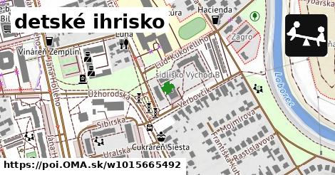 detské ihrisko