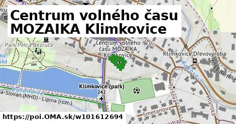 Centrum volného času MOZAIKA Klimkovice