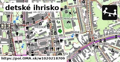 detské ihrisko