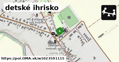 detské ihrisko