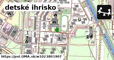 detské ihrisko