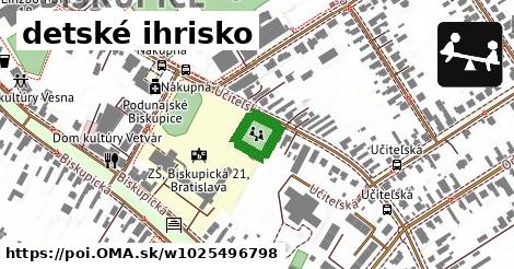 detské ihrisko