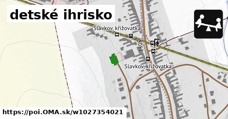 detské ihrisko