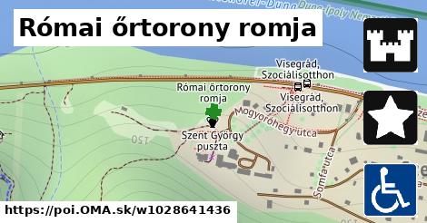 Római őrtorony romja