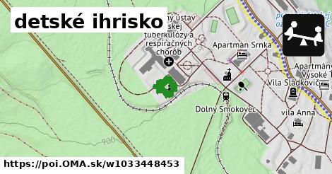 detské ihrisko