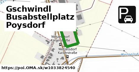 Gschwindl Busabstellplatz Poysdorf