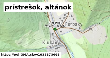 prístrešok, altánok