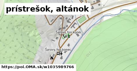 prístrešok, altánok