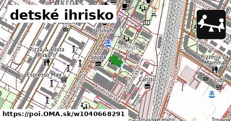 detské ihrisko