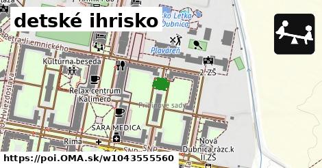 detské ihrisko