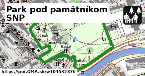 Park pod pamätníkom SNP