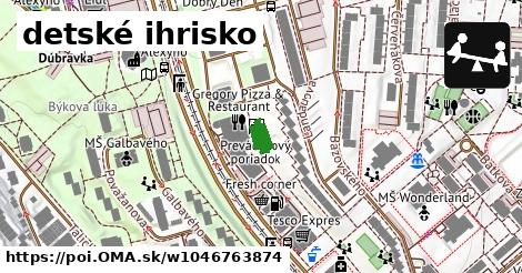 detské ihrisko