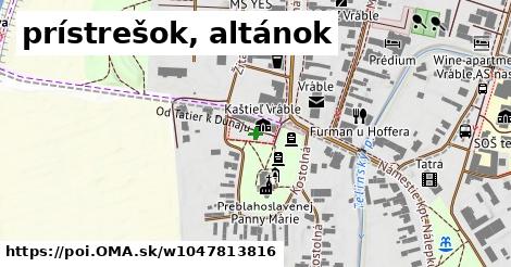 prístrešok, altánok