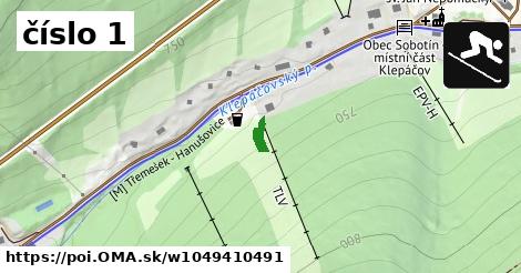 číslo 1