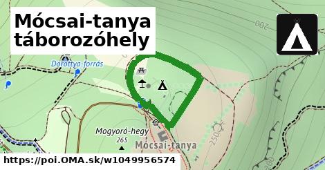 Mócsai-tanya táborozóhely