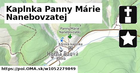 Kaplnka Panny Márie Nanebovzatej