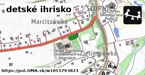 detské ihrisko