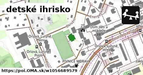 detské ihrisko