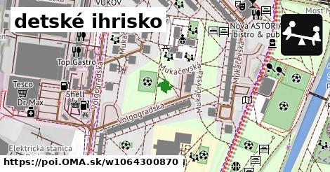 detské ihrisko