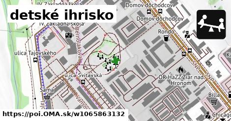 detské ihrisko