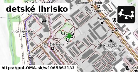 detské ihrisko