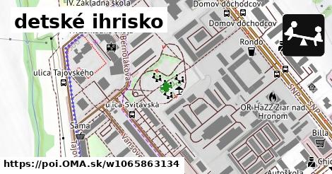 detské ihrisko