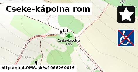 Cseke-kápolna rom