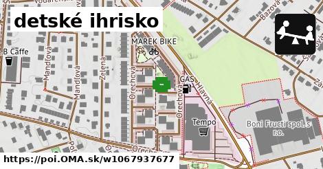 detské ihrisko