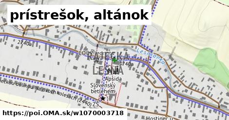 prístrešok, altánok