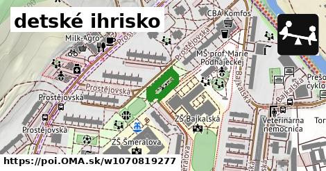 detské ihrisko