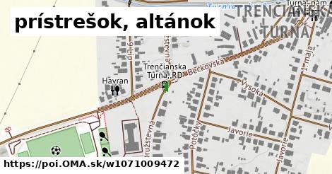 prístrešok, altánok