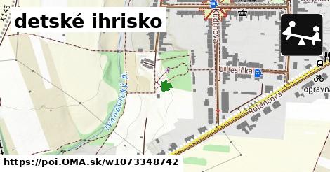 detské ihrisko