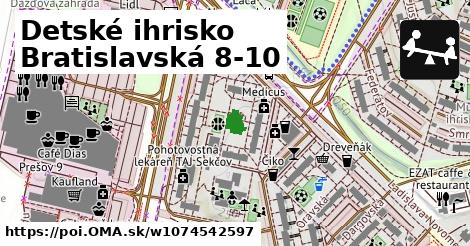 Detské ihrisko Bratislavská 8-10