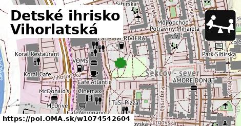 Detské ihrisko Vihorlatská