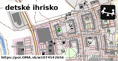 detské ihrisko