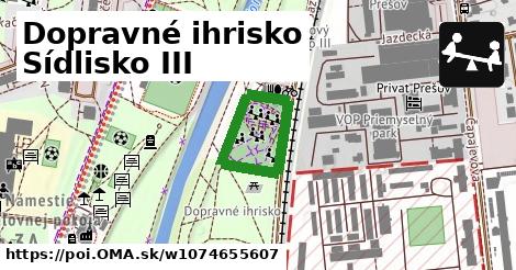 Dopravné ihrisko Sídlisko III