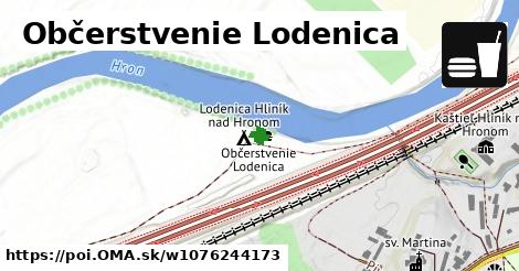 Občerstvenie Lodenica