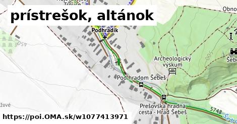 prístrešok, altánok