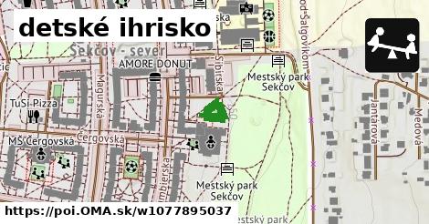 detské ihrisko